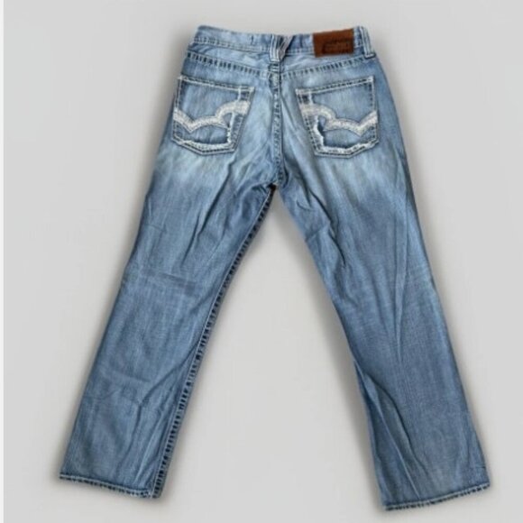 Big Star Voyager Straight Relaxed Fit Jeans Men's Size 32S Distressed Western - Picture 3 of 10